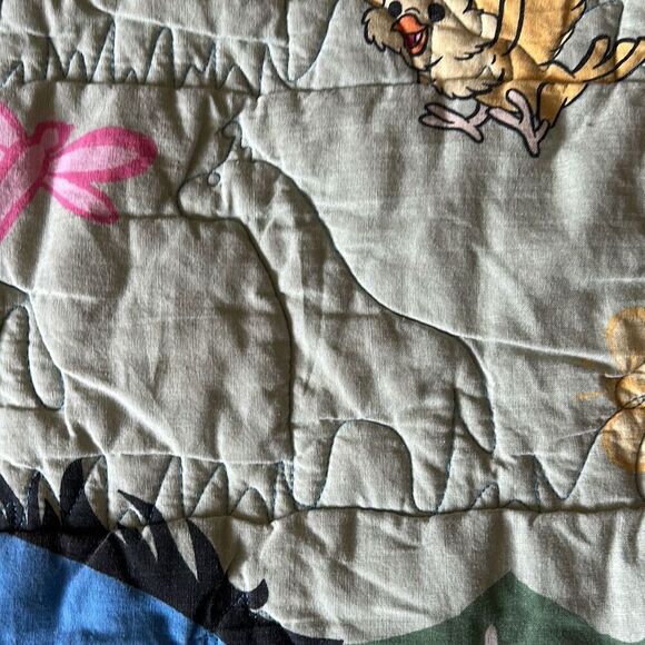 Disney Winnie The Pooh Vintage Baby Quilt Nursery Bedding Piglet Eeyore Handmade - Picture 6 of 11